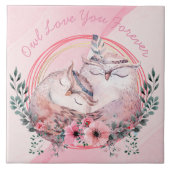 Carreau Chouettes mignonnes (Devant)