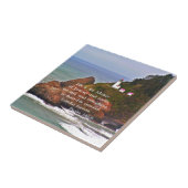 Carreau Chrétien Creationarts de mer d'océan de phare (Côté)