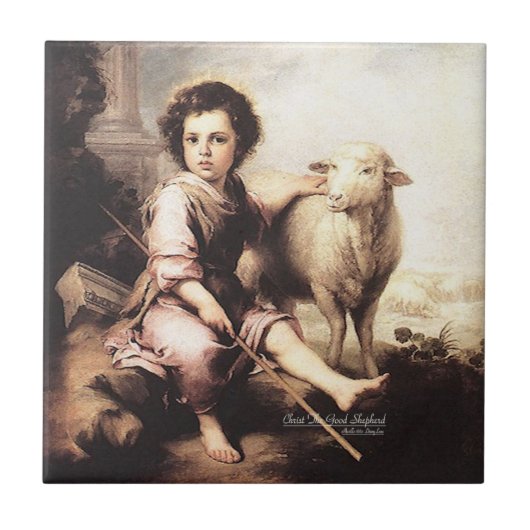 Carreau Christ Bon Pasteur (Devant)