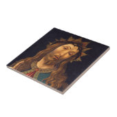 Carreau Christ couronné d'épines par Sandro Botticelli (Côté)