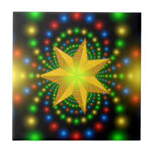 Carreau Christmas Star Fractal Design-29440