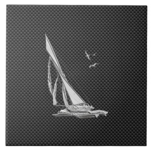 Carreau Chromes Like Sailboat on Carbon Fiber