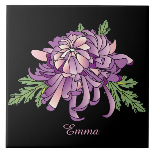 Carreau Chrysanthème (Devant)