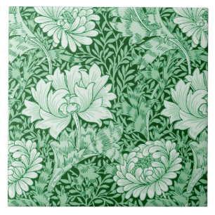 Carreau Chrysanthemum Green, William Morris