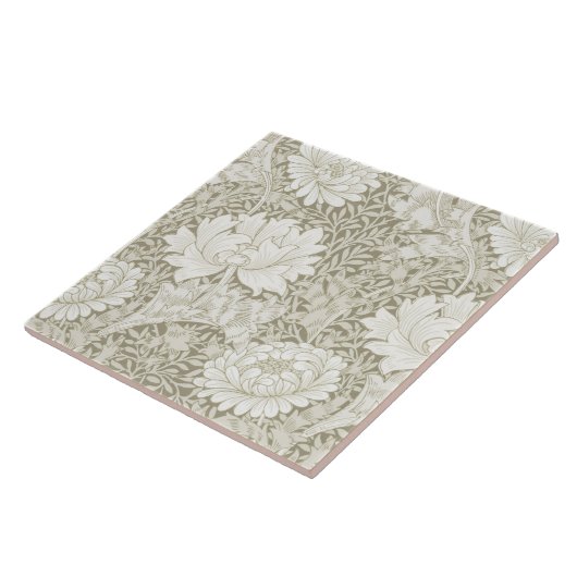 Carreau Chrysanthemum Ivory, William Morris (Côté)