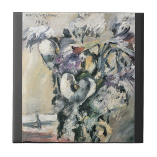 Carreau Chrysanthimums et calla Lillies par Lovis Corinthe