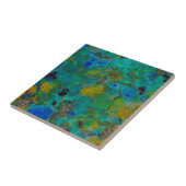 Carreau Chrysocolla de Blue Cliff (Côté)