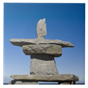 Carreau Churchill, Manitoba. Inukshuk