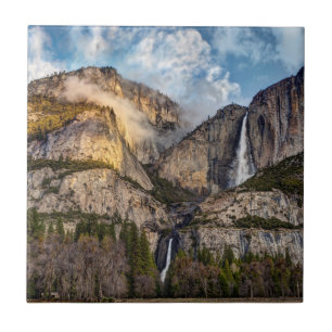 Carreau Chute de Yosemite vue panoramique, Californie