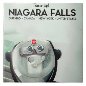 Carreau Chutes du Niagara - États-Unis - Canada Affiche de (Devant)