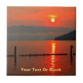 Carreau Ciel Rouge Le Matin (Devant)