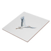 Carreau cigogne blanche volant (Côté)