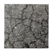 Carreau Ciment de pavage de rue d'asphalte noir (Devant)