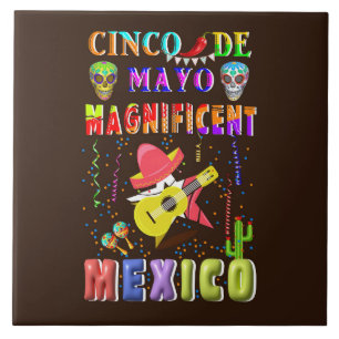 Carreau Cinco de Mayo Magnifique Mexique