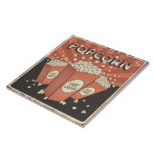 Carreau cinéma rétro cool cinéma pop-corn (Côté)