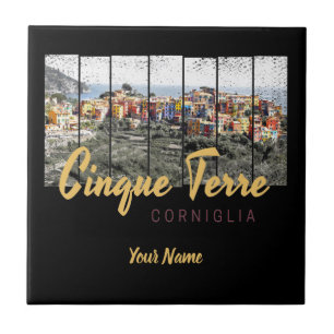 Carreau Cinque Terre Corniglia Riomaggiore Italien Vintage