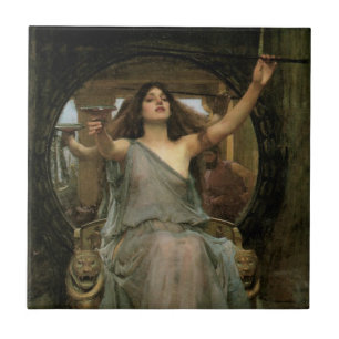 Carreau Circe Offering the Cup to Ulysses par JW Waterhous