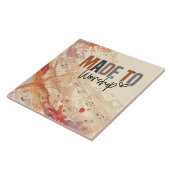 Carreau Citation chrétienne inspirée faite pour le culte (Côté)