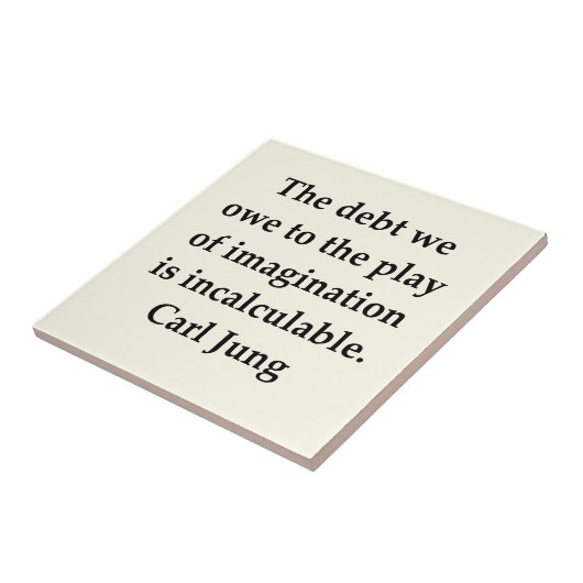 Carreau citation de Carl Jung (Côté)