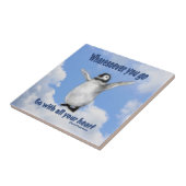 Carreau Citation de Confucius Inspirationnelle Penguin  (Côté)