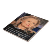 Carreau Citation de la ressource pour femmes Hillary (Côté)