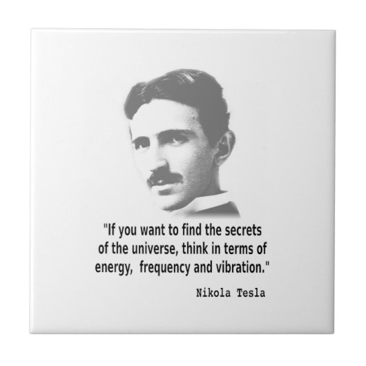 Carreau Citation De Nikola Tesla (Devant)