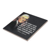 Carreau Citation de Thomas Jefferson sur les droits relati (Côté)