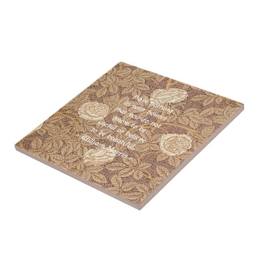 Carreau Citation de William Morris (Côté)