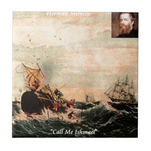 Carreau Citation d'Herman Melville Appellez-Moi Ishmael