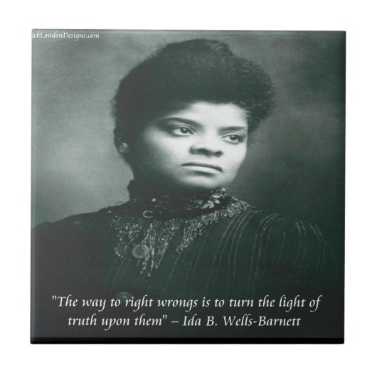 Carreau Citation d'Ida B Wells & Vérité (Devant)