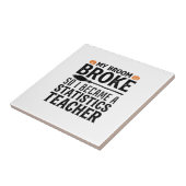 Carreau Citation drôle de professeur de statistiques pour  (Côté)