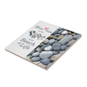 Carreau Citation Inspiration Pierres de galets Tuile de cé (Côté)