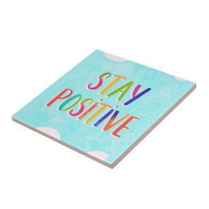 Carreau Citation motivante positive peinte