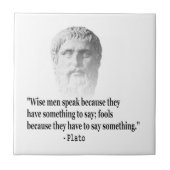 Carreau Citation Par Platon (Devant)