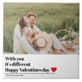 Carreau Citation romantique branchée | Valentines (Devant)