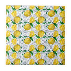 Carreau Citron bleu