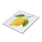 Carreau Citron d'aquarelle (Côté)