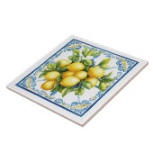Carreau Citron jaune bleu (Côté)