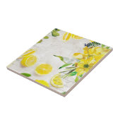 Carreau Citron lustre (Côté)