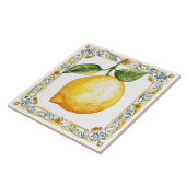 Carreau Citron Méditerranéen Rustique Toscane (Côté)