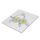 Carreau Citron minimaliste (Côté)