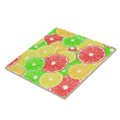 Carreau Citron, orange, pamplemousse et tranches de citron (Côté)