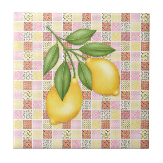 Carreau Citron Patchwork (Devant)