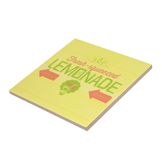 Carreau Citronade fraîche taillée (Côté)