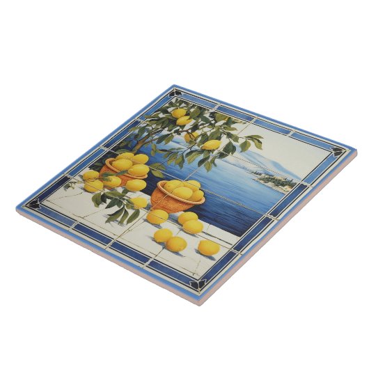 Carreau Citrons de Grèce (Côté)