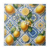 Carreau Citrons Méditerranéens Marocains (Devant)