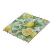 Carreau Citrons sur menthe (Côté)