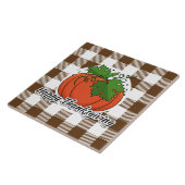 CARREAU CITROUILLE BROWN - BON THANKSGIVING (Côté)