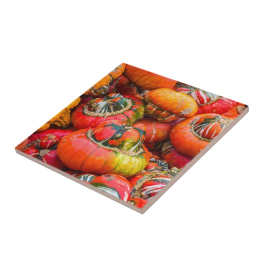 Carreau Citrouille coloré (Côté)