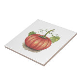 Carreau Citrouille Cuisiné Avec Vins En Aquarelle (Côté)